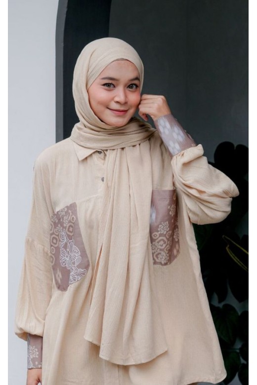 Pasmina Instan Organic Alia Creme